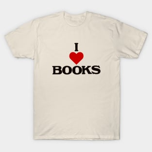 I Love Books T-Shirt